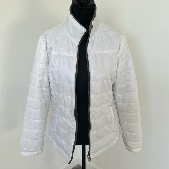 Jackets & Blazers - White Puffer Winter Jacket